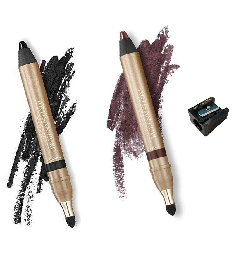
                  
                    Midnight Eye Pencil, Tempt Eye Pencil & 2 Pencil Sharpeners Bundle
                  
                